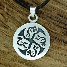 925 Silber Kokopelli Anhänger