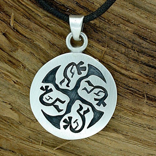 925 silber kokopelli - silber, anhänger