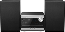 Panasonic Kompaktanlage SC-PM272EG-S silber (Bluetooth, USB, CD, DAB+,UKW-Radio)
