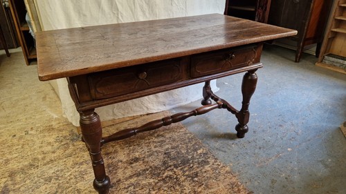 Barocktisch eiche massiv - barocktisch,