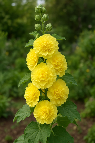 Samen alcea rosea gelbe - 25,