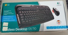 Logitech Cordless Desktop EX110 Maus- & Tastatur-Set