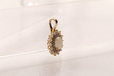 585 Gold Anhänger mit Opal
