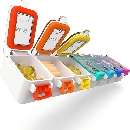 Tablettenbox tage groß - 7,