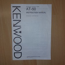 Bedienungsanleitung-Operating Instructions mit Schema für Kenwood AT-50 