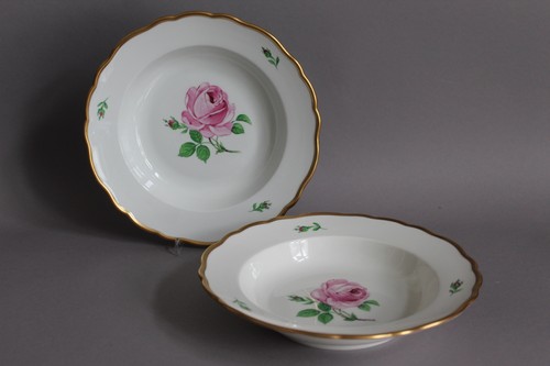 Meissen rote rose - rote, 2