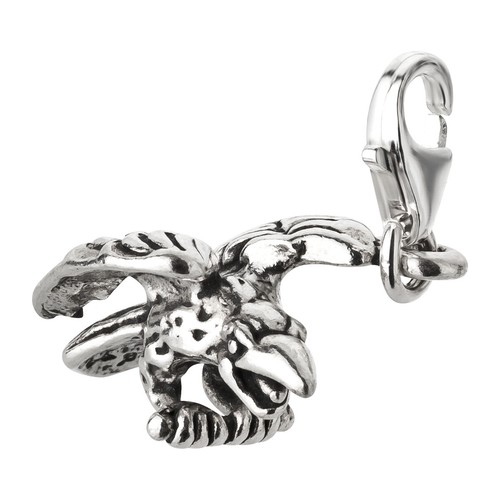 Charm anhänger rabe mit - charm,
