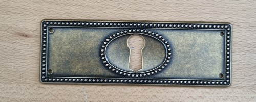 Schlüsselschild waagerecht