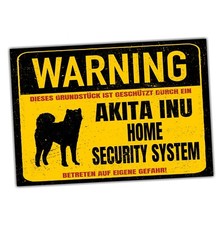 Akita Inu Japan Dog Schild