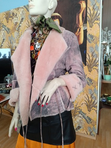 Jacke echtes leder - echtes,