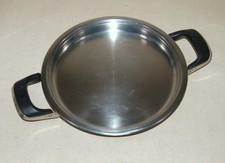 AMC Griddle ** 0,9 L 24 cm Edelstahl Grillplatte Pfanne Grillpfanne Bratpfanne