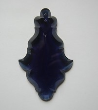 1 Kristall Behang Pendel grau