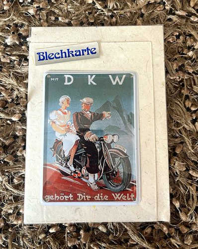 Present card oblate - &,