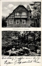 Ak Schwedenstein bei Pulsnitz, Bergsthaus Schwedenstein, Die... - 4752109