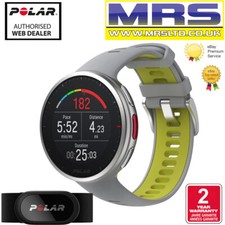 Polar Vantage V2 GPS Uhr - silber/limettengrau (mit H10 Pulssensor)