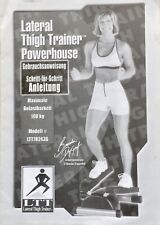 Stepper Lateral Thigh Trainer Powerhouse/Brenda's Powerhouse Ernährungsplan
