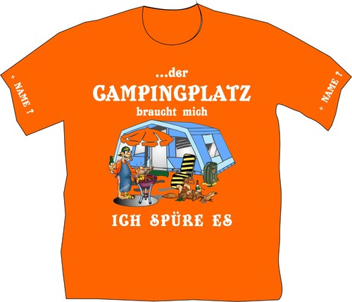 Camping shirt camper - camping, caravan