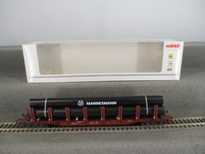 Märklin Spur H0 47716 Güterwagen Rungenwagen mit Ladung MANNESMANN in OVP