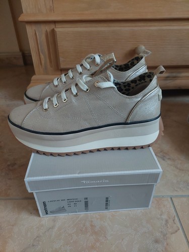 Tamaris damen plateau sneaker - plateau,
