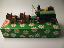 WEIHNACHTSBAUM  W 221  Steinbach  Kutsche mit 4 Pferden, Erzgebirge