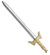 Königsschwert Spielschwert Plastikschwert Karneval Fasching metallisch 77cm neu