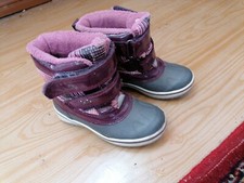Winterstiefel Mädchen Gr 25 Gebraucht Rot