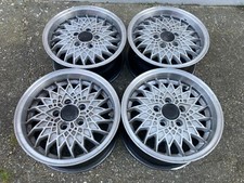 4 AMIL PLATIN Alufelgen 7x15 ET35 W124 W201 W123 W107 Kreuzspeichen Oldtimer