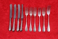 10 tlg Set Christofle Fidelio Gabeln Messer Tafelsilber Versilbert Antik Besteck
