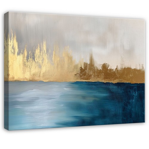 Leinwand bilder abstrakt gold - leinwand,