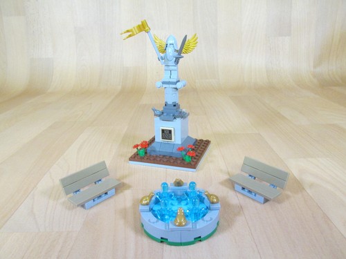 Lego denkmal springbrunnen - lego,, denkmal,