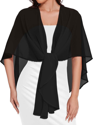 Damen chiffon shrugs - chiffon, schals