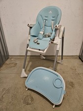 KIDIZ 3-in-1 Hochstuhl – verstellbar, mit Tablett & Gurt – hellblau