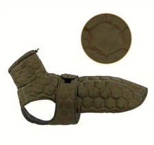 Hundemantel Winter wasserdicht warm Navy mit Nähten, edel – verschiedene Größen