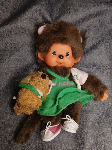 Vintage monchhichi doll - vintage, dog
