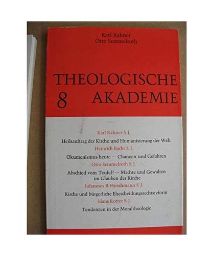 Theologische akademie band - theologische, akademie.