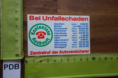 Alter aufkleber automobilclub - aufkleber,