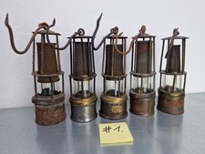 5 alte Grubenlampen