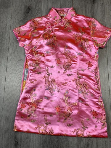 Golden dragon maxikleid - maxikleid, rosa