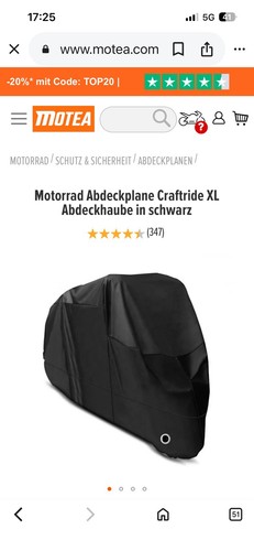 Motorrad abdeckhaube craftride - motorrad,