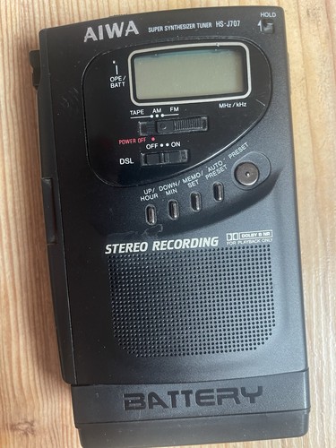 Aiwa j707 high end walkman - aiwa,