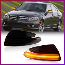 LED Spiegelblinker Schwarz