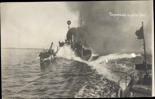 Deutsches kriegsschiff - ak,