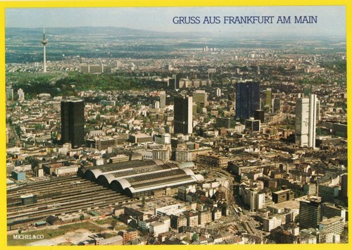 Frankfurt luftaufnahme - ak,,
