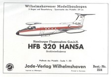 Jade Verlag 1514 - HFB 320 Hansa - Strahlreiseflugzeug , 1:50