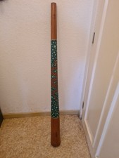 Orginal Didgeridoo,Aerophone,Eukalyptusholz.Tiermuster-Schlange134x10cmAbor