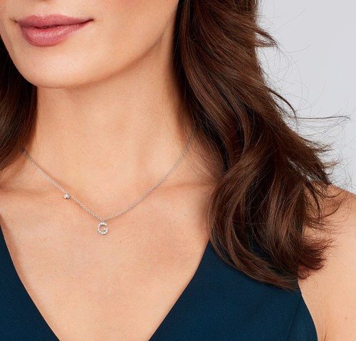 Damen diamanten kette mit - damen,