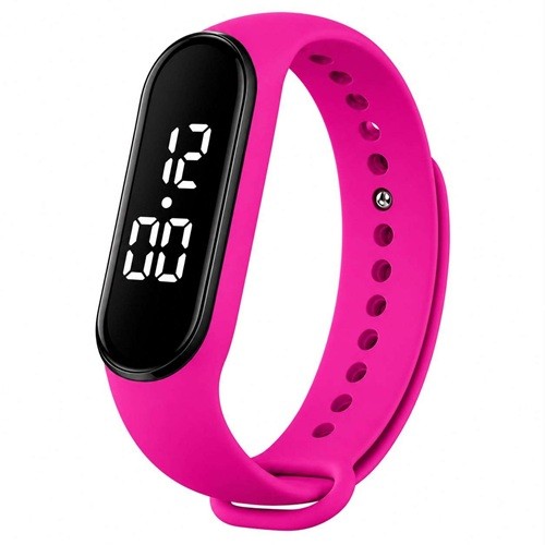 Digitale armbanduhr silikon - armbanduhr,