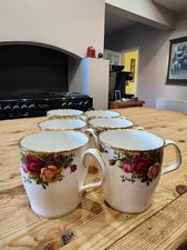 6 x Royal Albert OLD COUNTRY ROSES Tassen