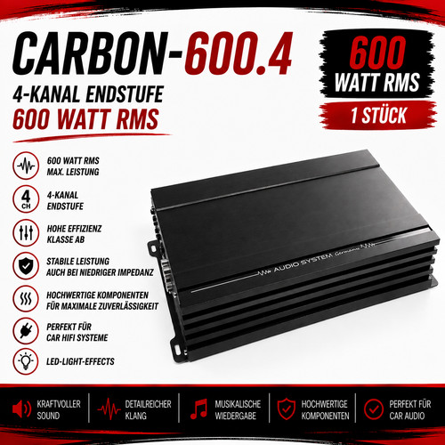 Audio system carbon 600 - system, carbon-600.4