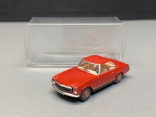 MB Mercedes Benz 280 SL Coupe Sportwagen classic car rot red Wiking H0 1:87